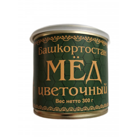 Мёд цветочный в ж/б 300г